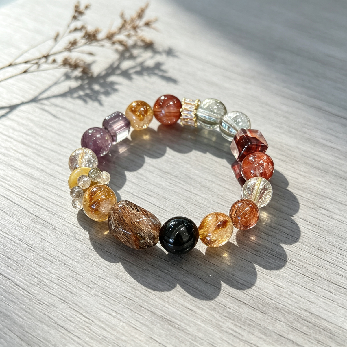Karma & Elements 7 Chakra Awakening Bracelet Crystal Jewelry