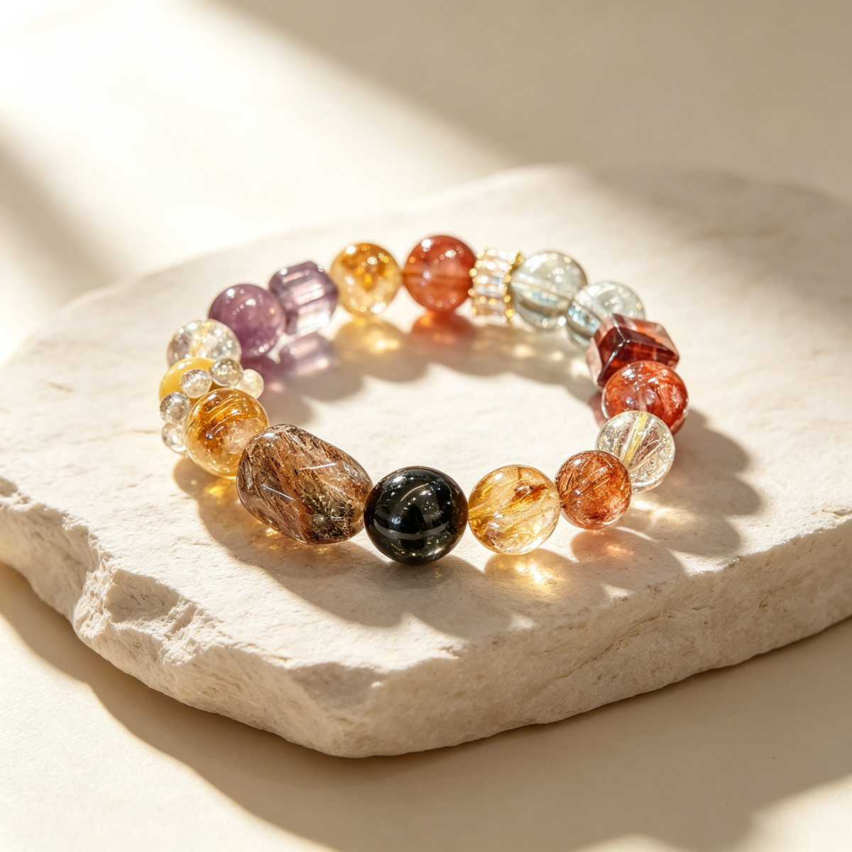 Karma & Elements 7 Chakra Awakening Bracelet Crystal Jewelry